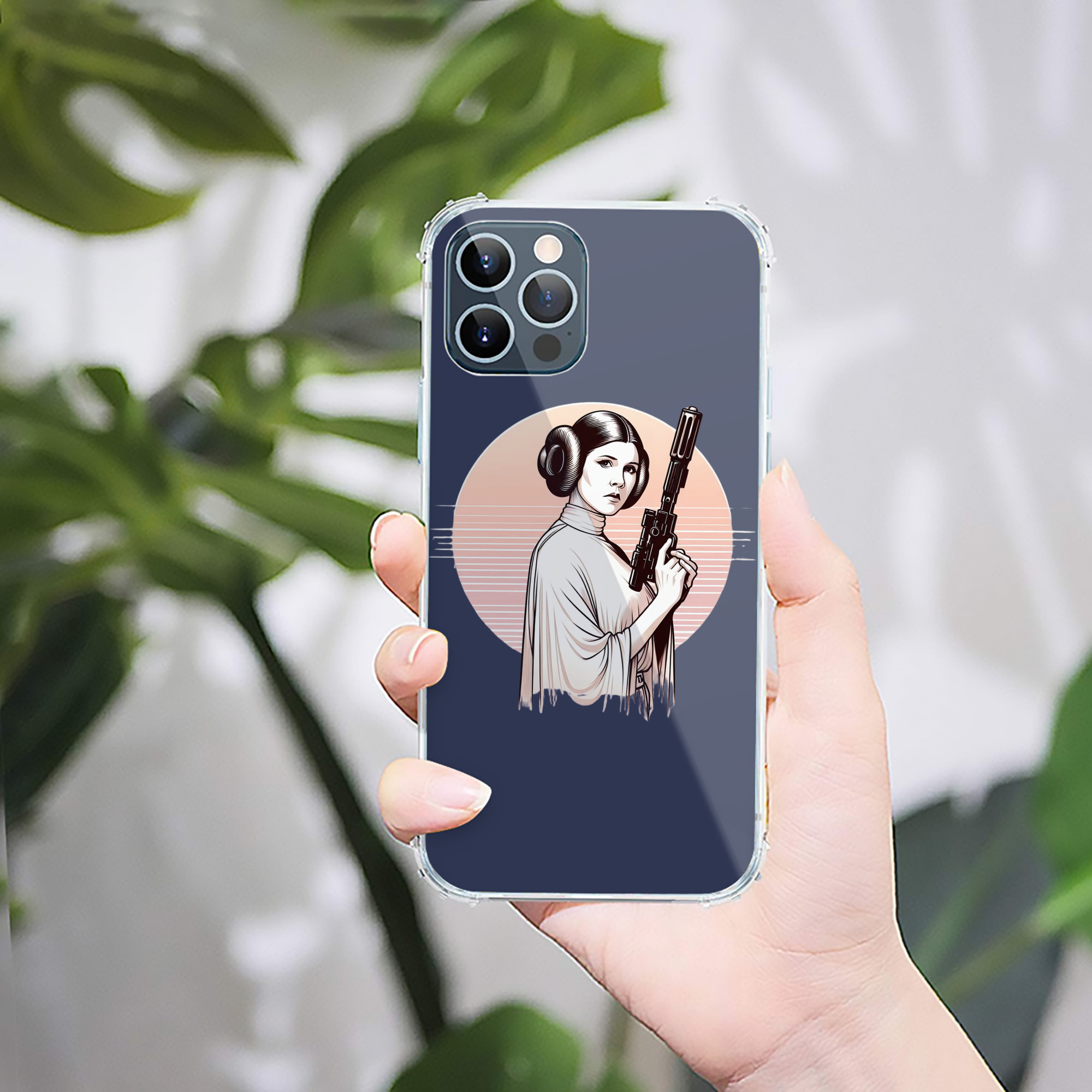 （画像用） スター・ウォーズ Star Wars 【iPhone 12シリーズ対応】透明スマホケース（クリアソフトケース）